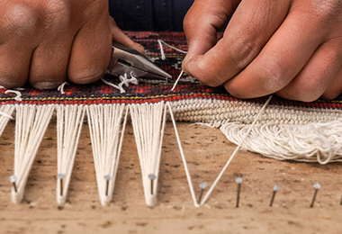 Oriental Rug Fringe Repair